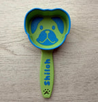 Personalized Dog Food Scoop - Dog Face Design - 3D Printed Kibble Measuring Cup - 12 Sizes - The Pixie Print Shop