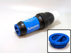 Sawyer Squeeze cap, an ultralight 3D printed cap that keeps dirt out of a water filter
