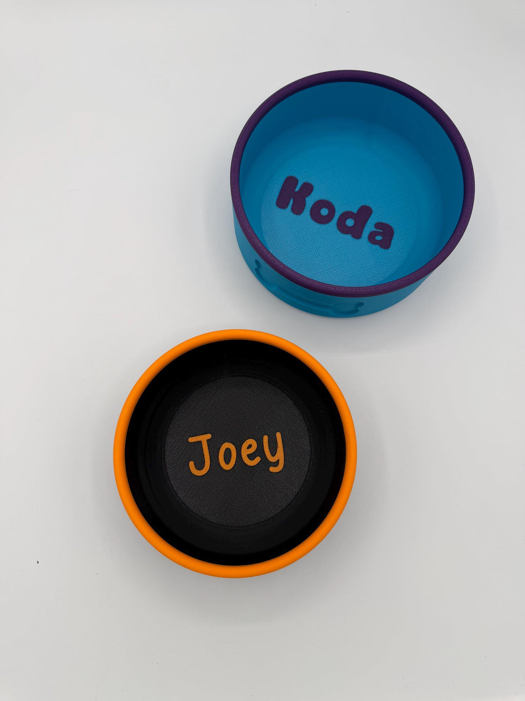 3D printed dog bowl set, made to order in your choice of colors