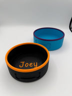 3D printed dog bowl set, made to order in your choice of colors