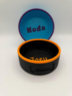 3D printed dog bowl set, made to order in your choice of colors