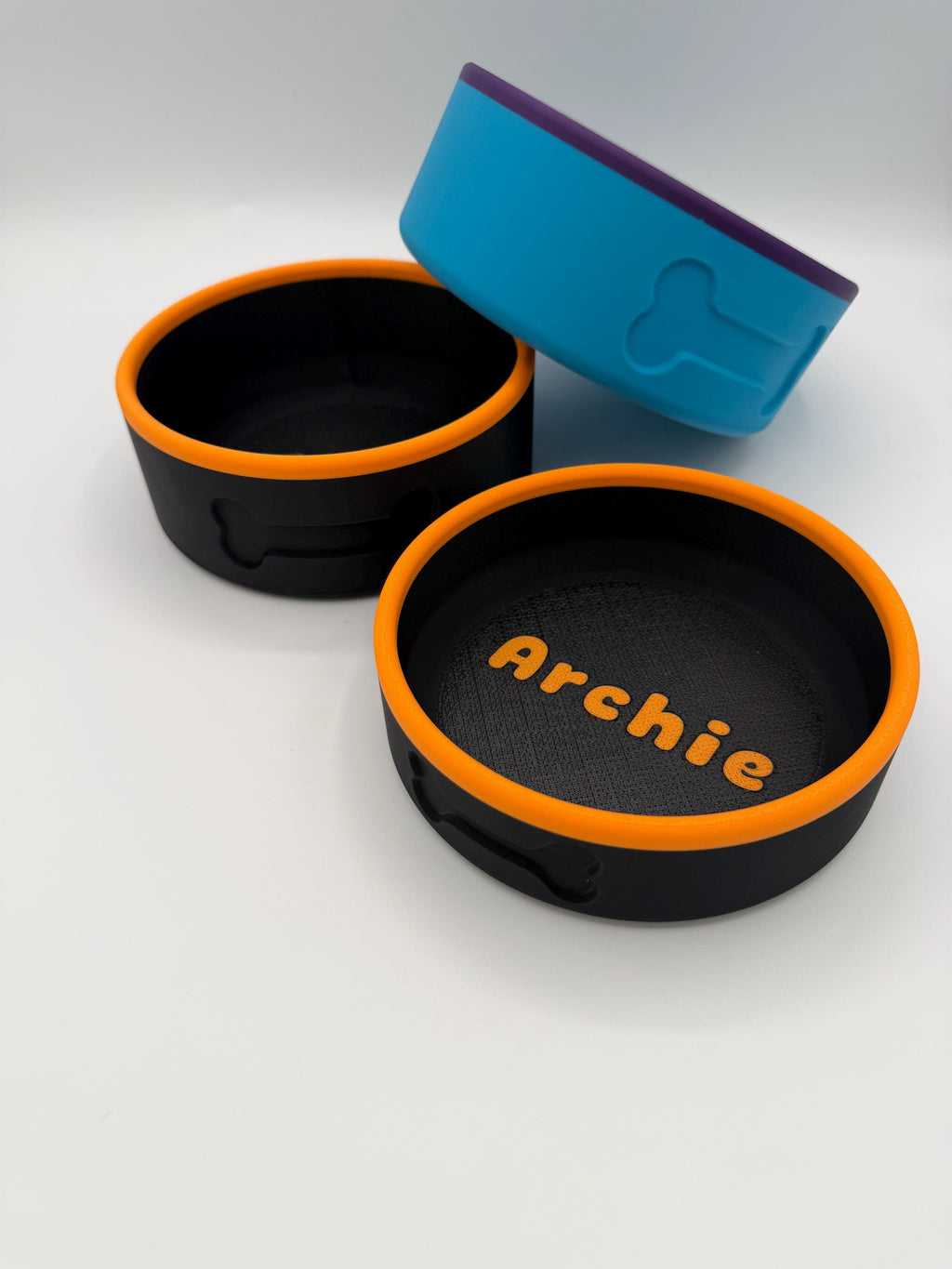 Puppy Starter Kit - Personalized Dog Bowl - Food Scoop and Poop Bag Holder - 3D Printed - The Pixie Print Shop