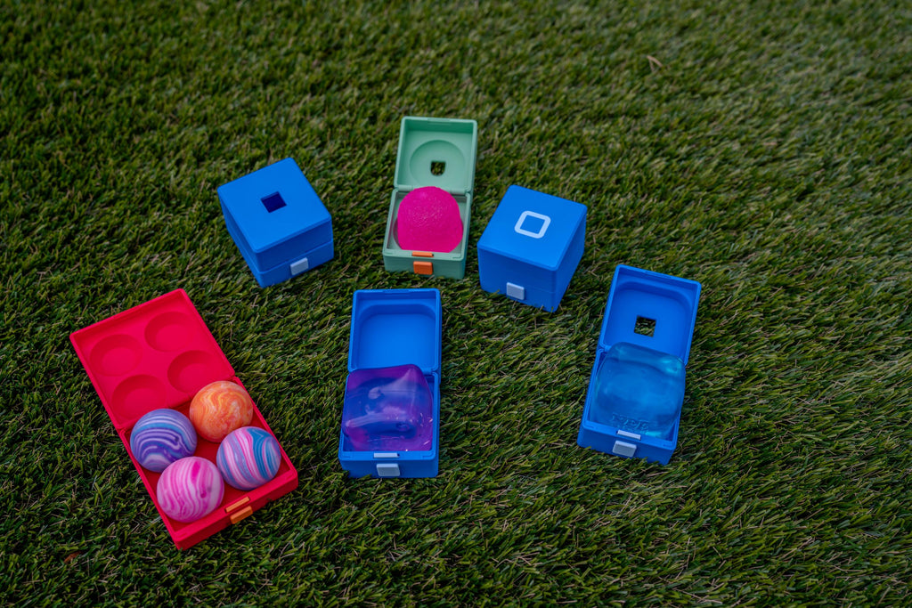 Squishy Case - Personalized NeeDoh Case with Name Lid - 3D Printed Storage Box for Fidget Toys - The Pixie Print Shop