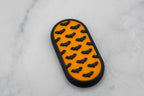 Halloween Fidget Slider, Orange Bat Magnetic Fidget Toy, Clicky or Silent, 3D Printed Spooky Desk Toy, Boo Basket Filler