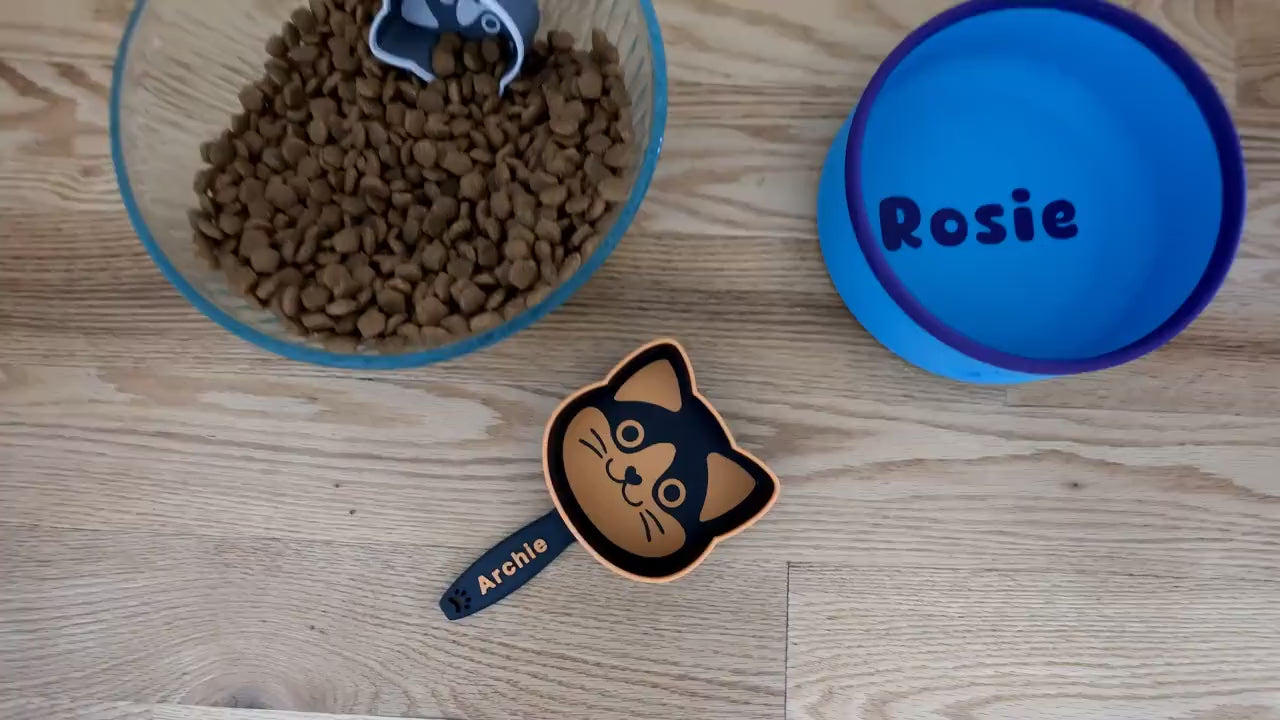 Print timelapse: Personalized Cat Food Scoop with Custom Name